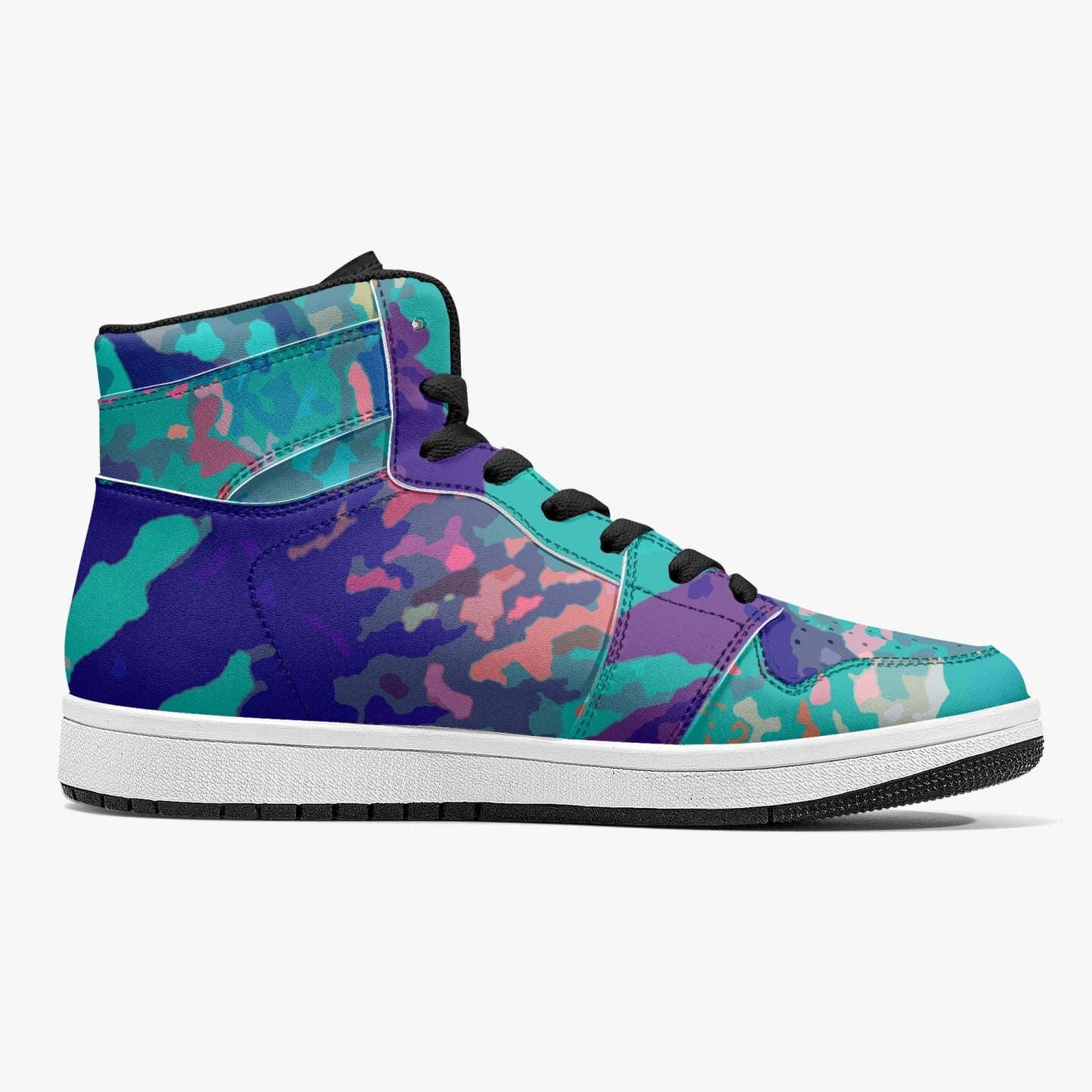 Almost Blue - Macr.in (High-Top Leather Sneakers)