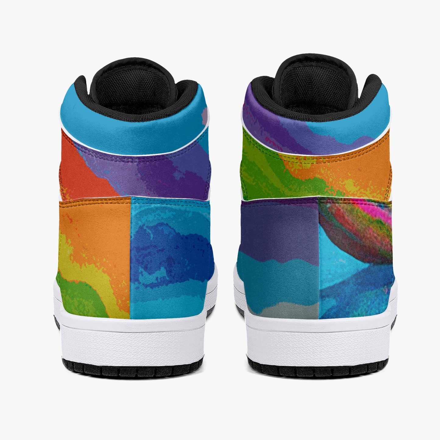 Almost Blue - Macr.in (High-Top Leather Sneakers)