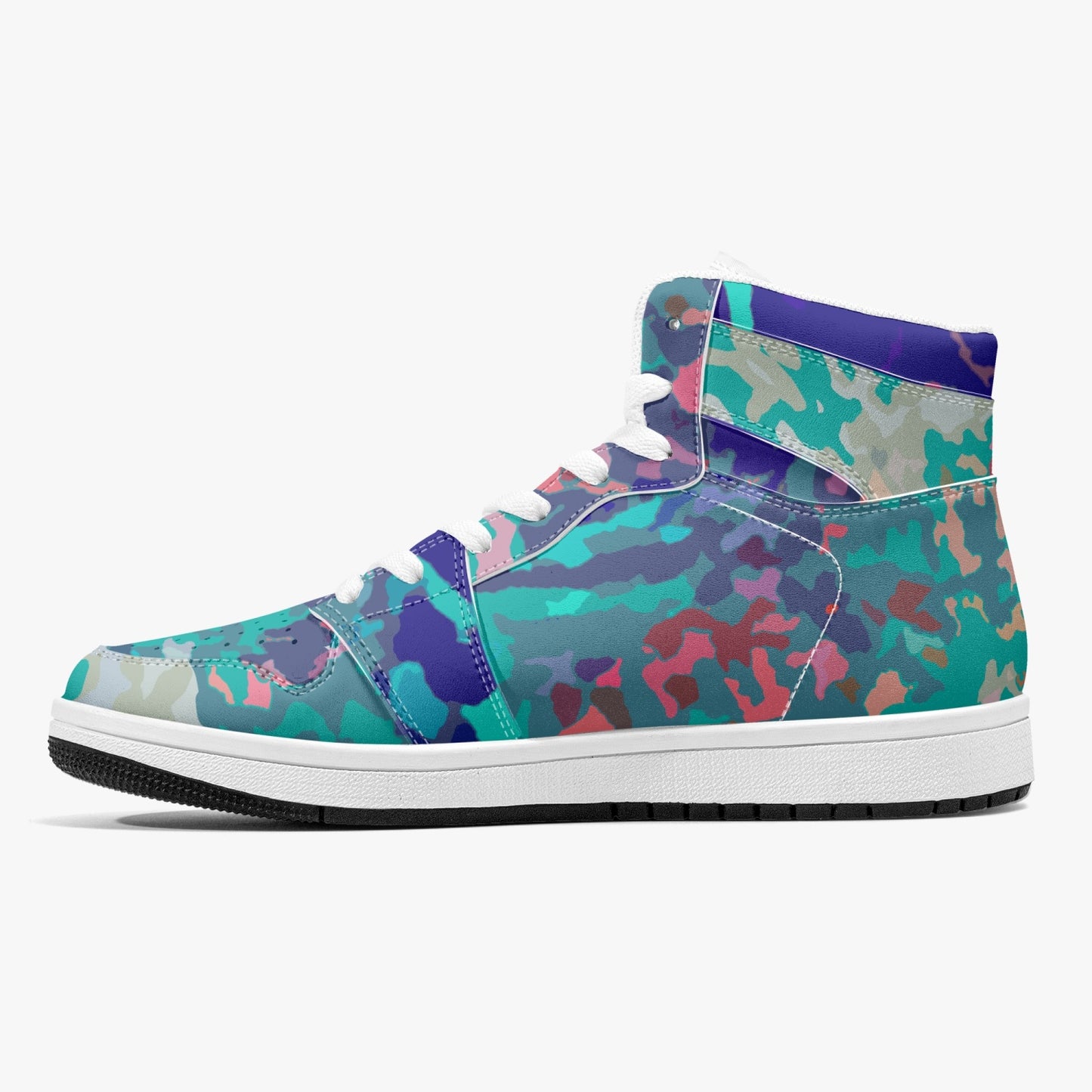 Almost Blue - Macr.in (High-Top Leather Sneakers)