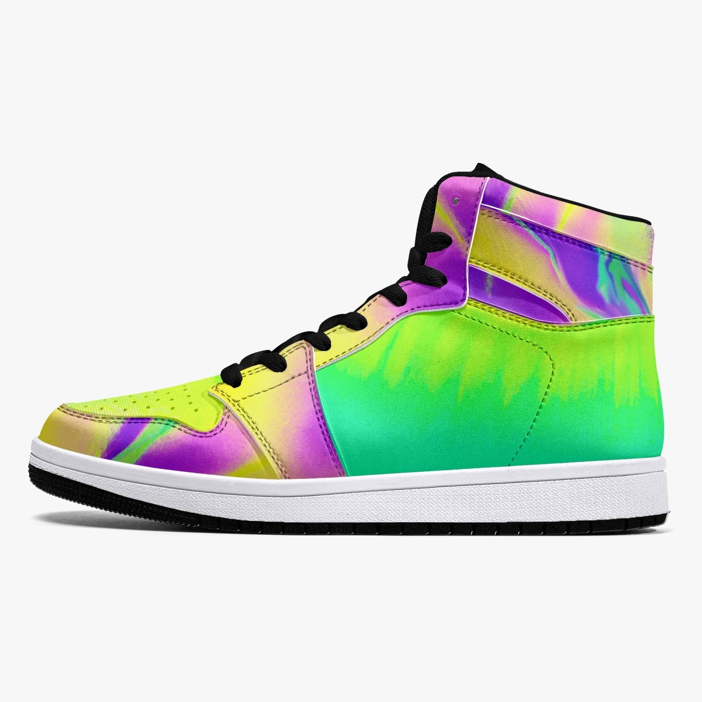Almost Green - Macr.in (High-Top Leather Sneakers)