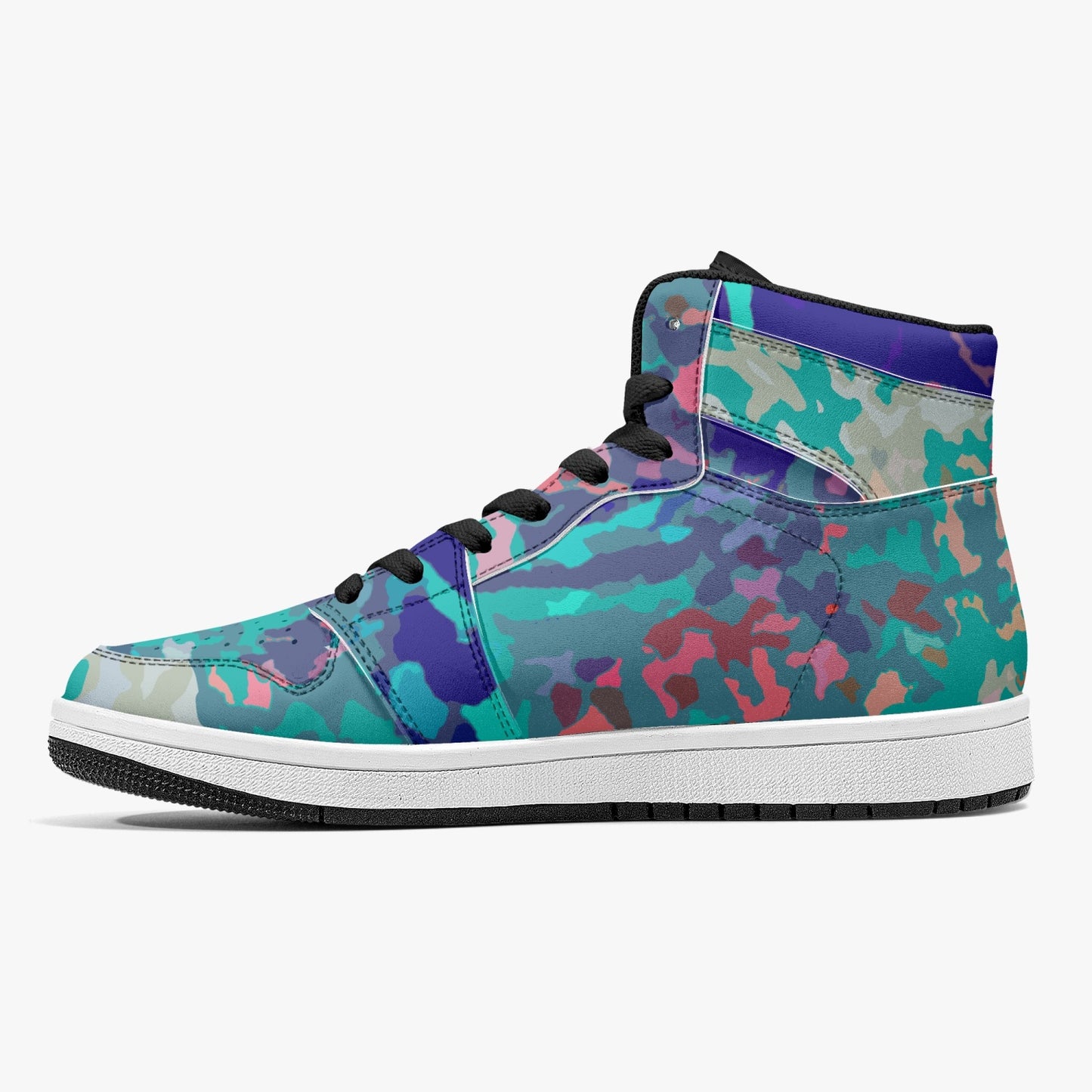 Almost Blue - Macr.in (High-Top Leather Sneakers)