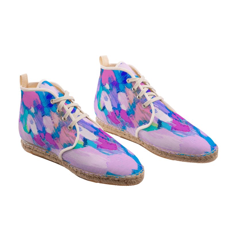 Pink Hi Top Espadrilles