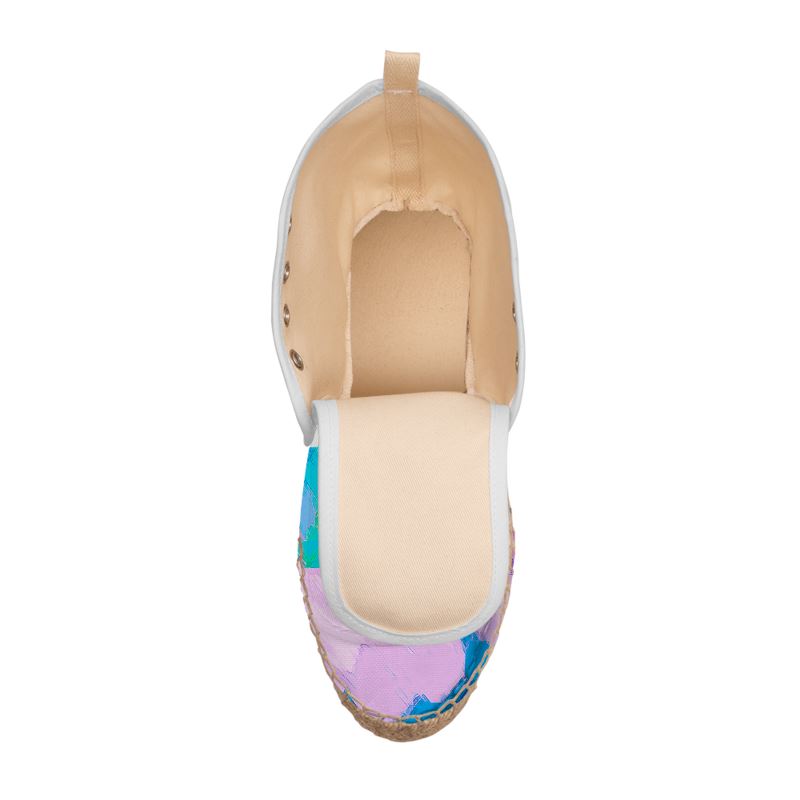 Pink Hi Top Espadrilles
