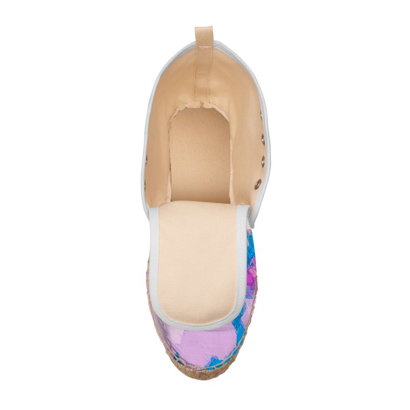 Pink Hi Top Espadrilles
