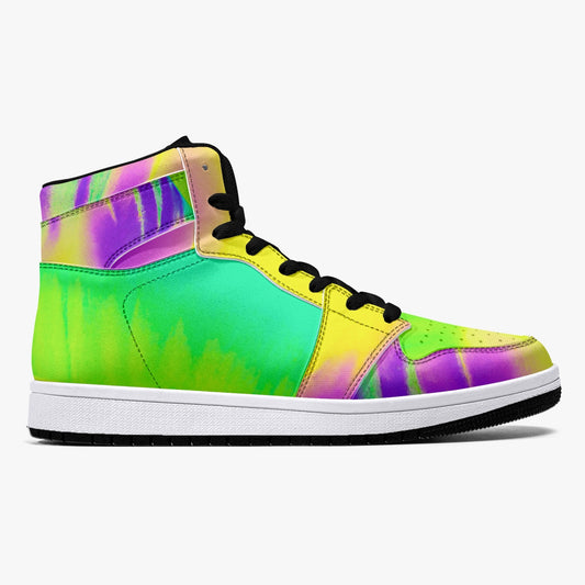 Almost Green - Macr.in (High-Top Leather Sneakers)
