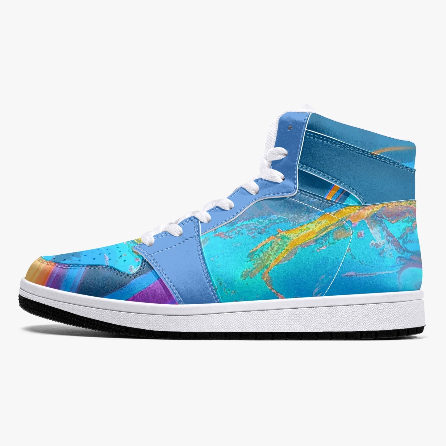 Almost Blue - Macr.in (High-Top Leather Sneakers)