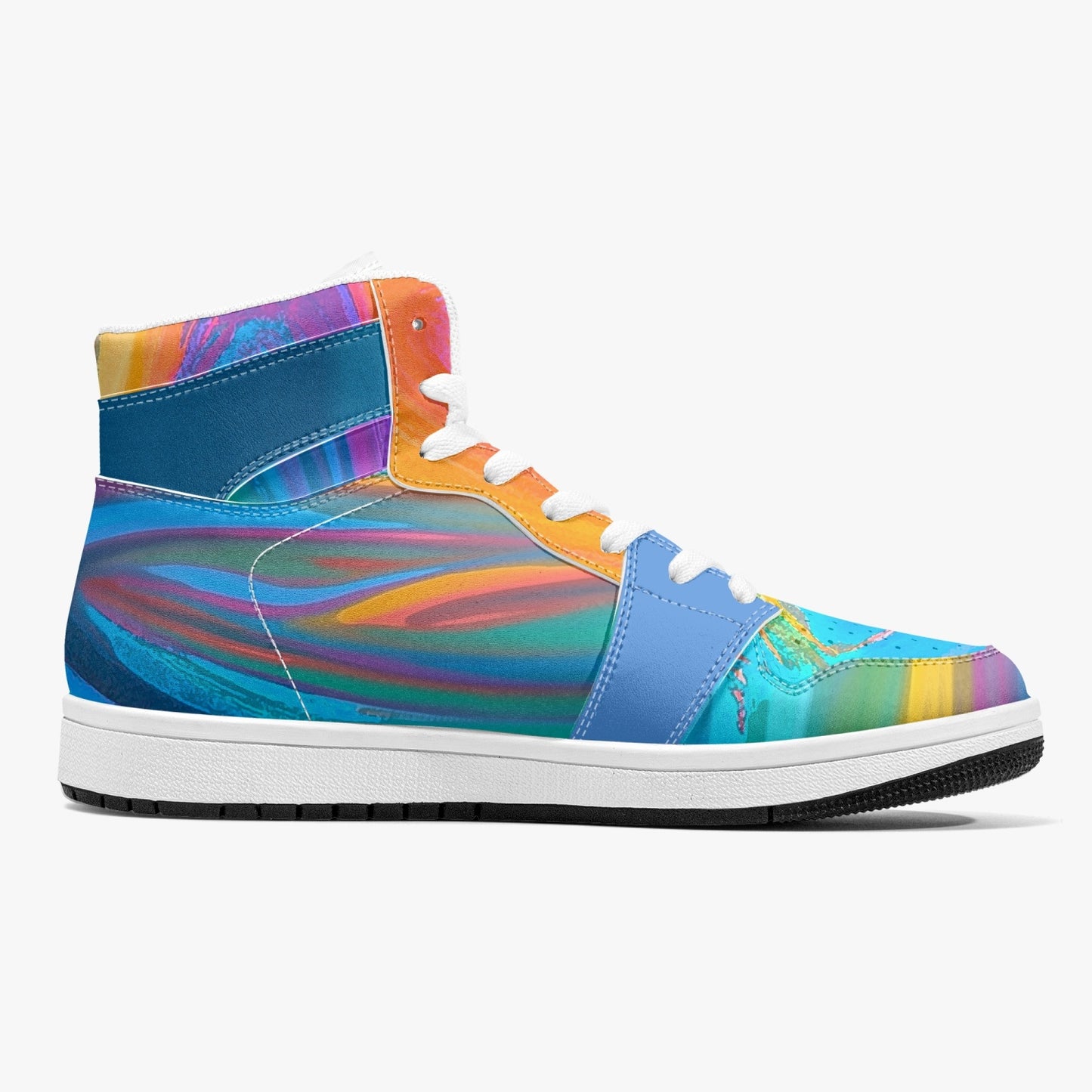 Almost Blue - Macr.in (High-Top Leather Sneakers)