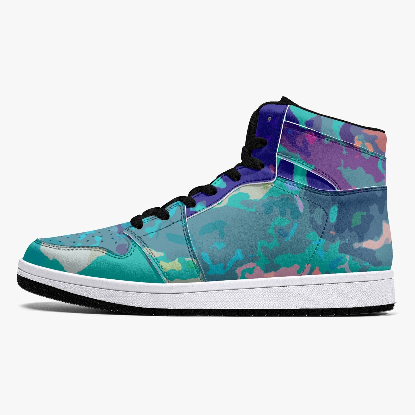 Almost Blue - Macr.in (High-Top Leather Sneakers)