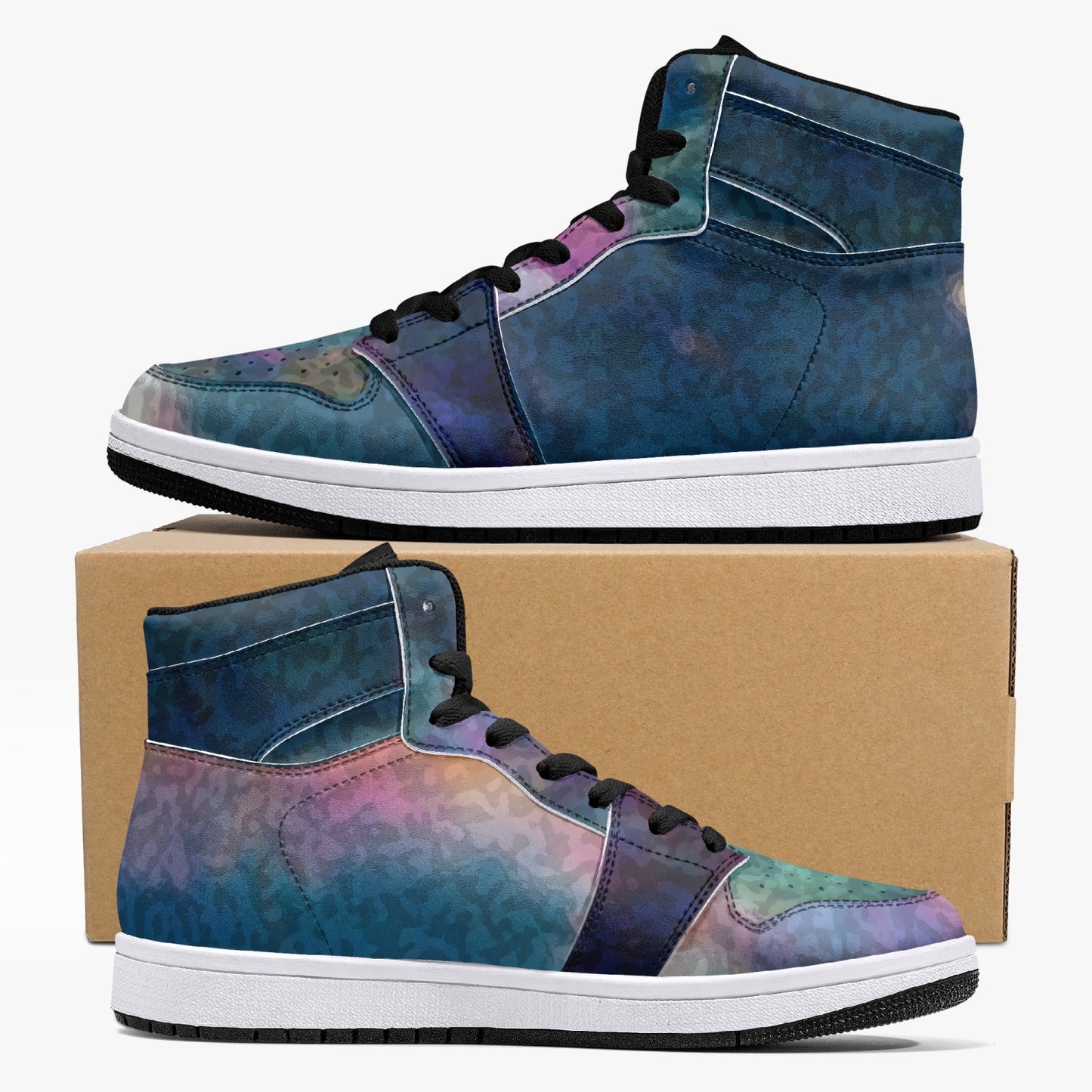 Almost Blue - Macr.in (High-Top Leather Sneakers)