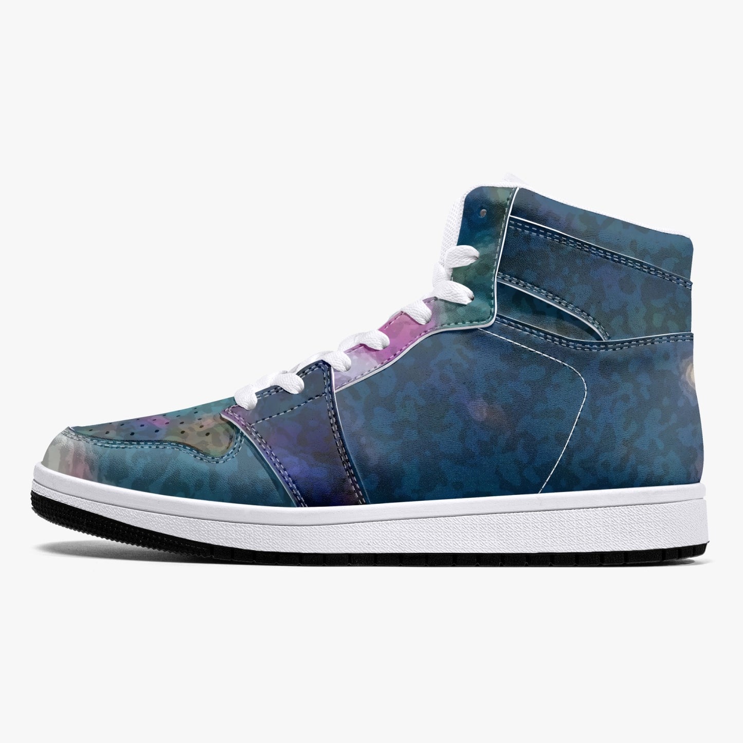 Almost Blue - Macr.in (High-Top Leather Sneakers)