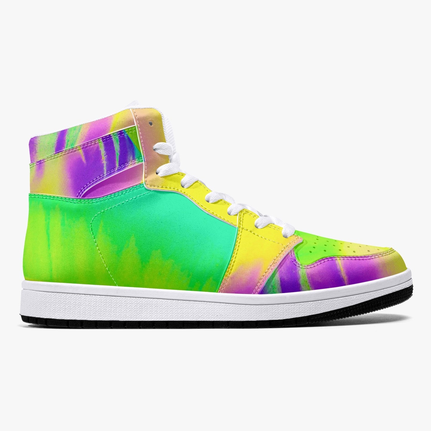 Almost Green - Macr.in (High-Top Leather Sneakers)