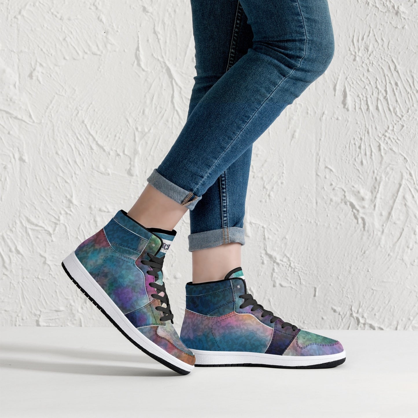 Almost Blue - Macr.in (High-Top Leather Sneakers)