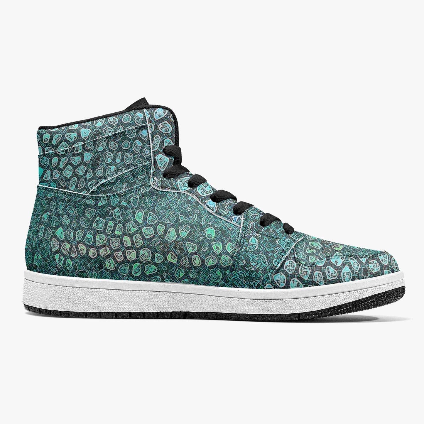 Almost Green - Macr.in (High-Top Leather Sneakers)