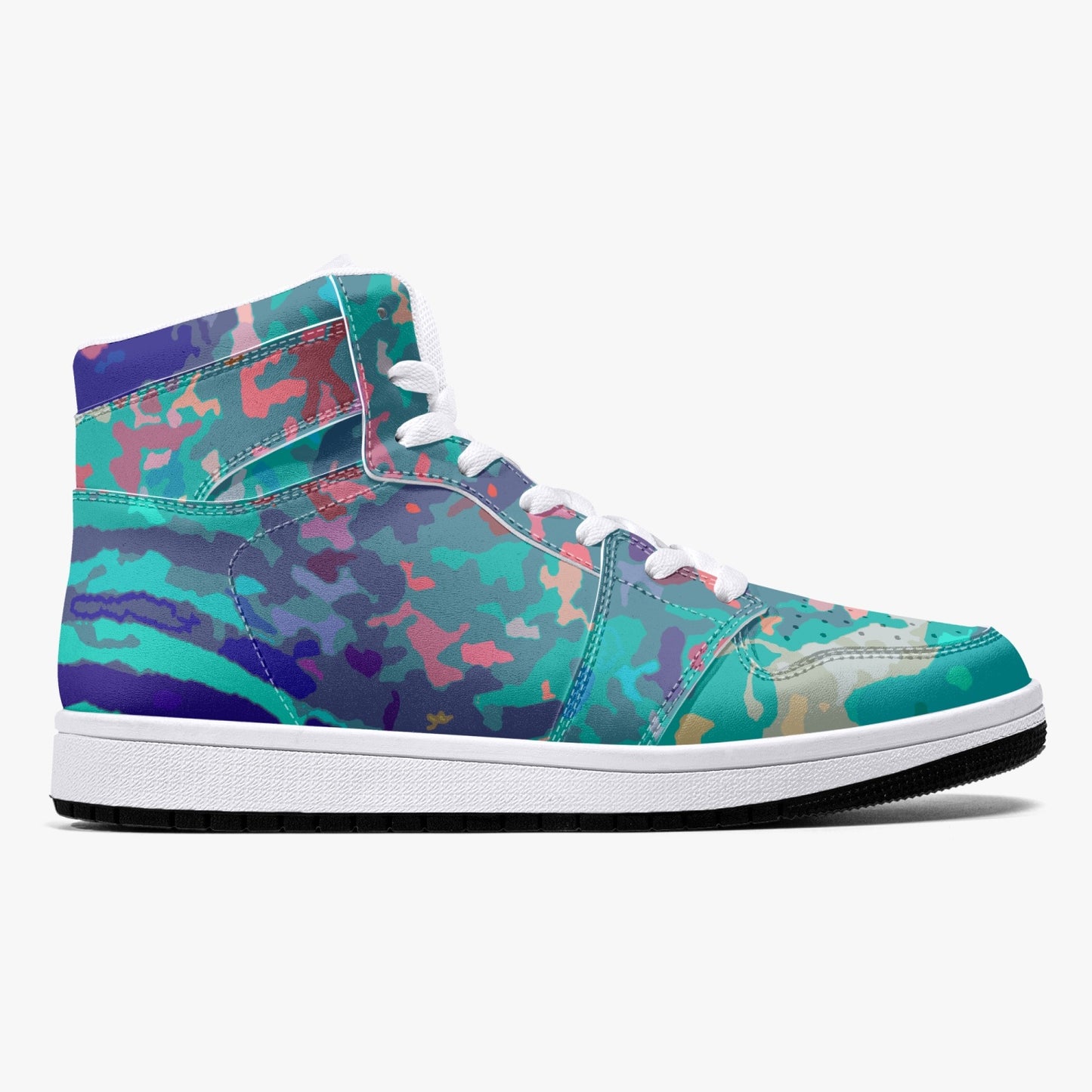 Almost Blue - Macr.in (High-Top Leather Sneakers)