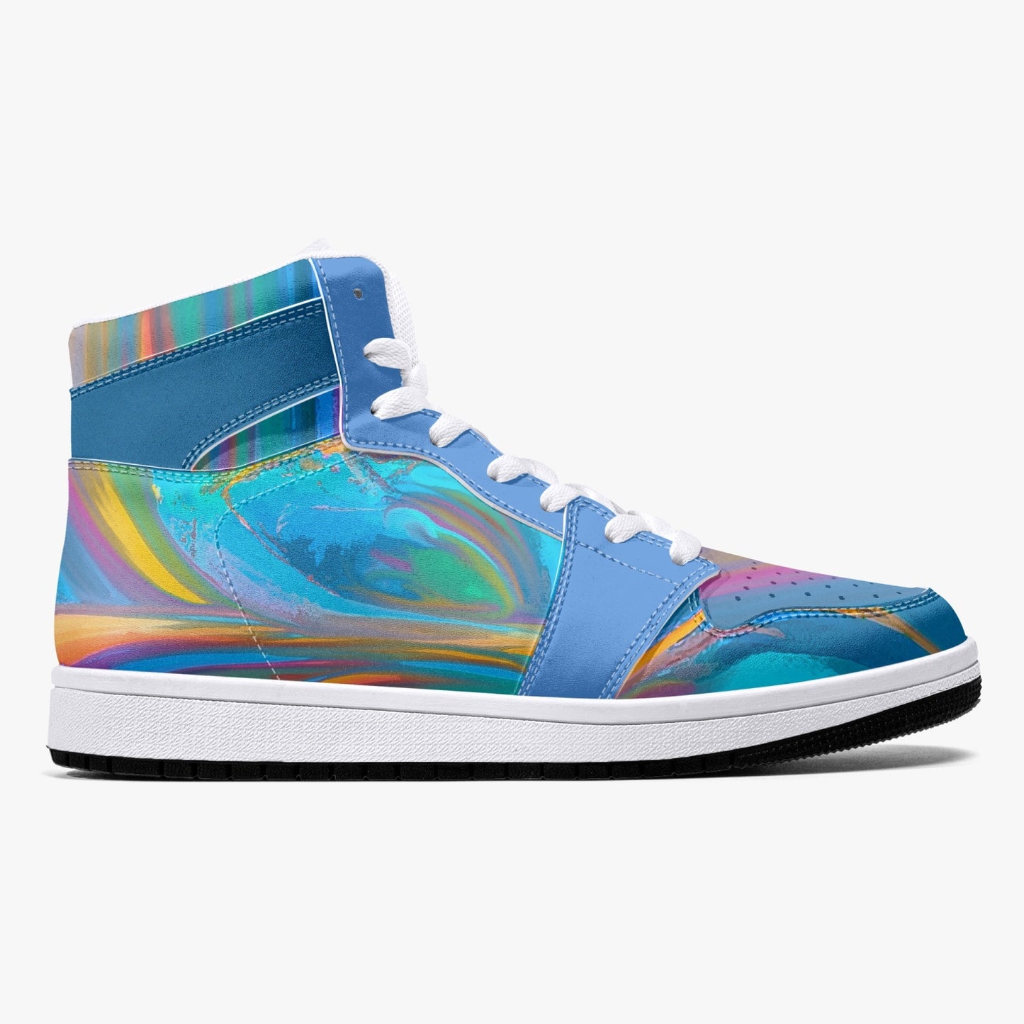 Almost Blue - Macr.in (High-Top Leather Sneakers)
