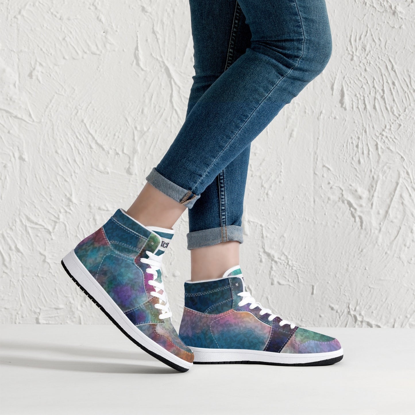 Almost Blue - Macr.in (High-Top Leather Sneakers)