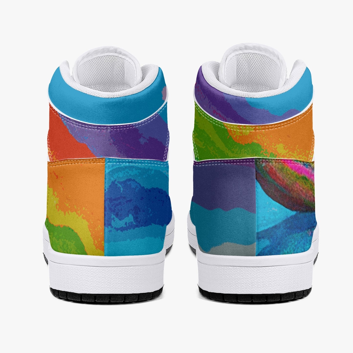 Almost Blue - Macr.in (High-Top Leather Sneakers)