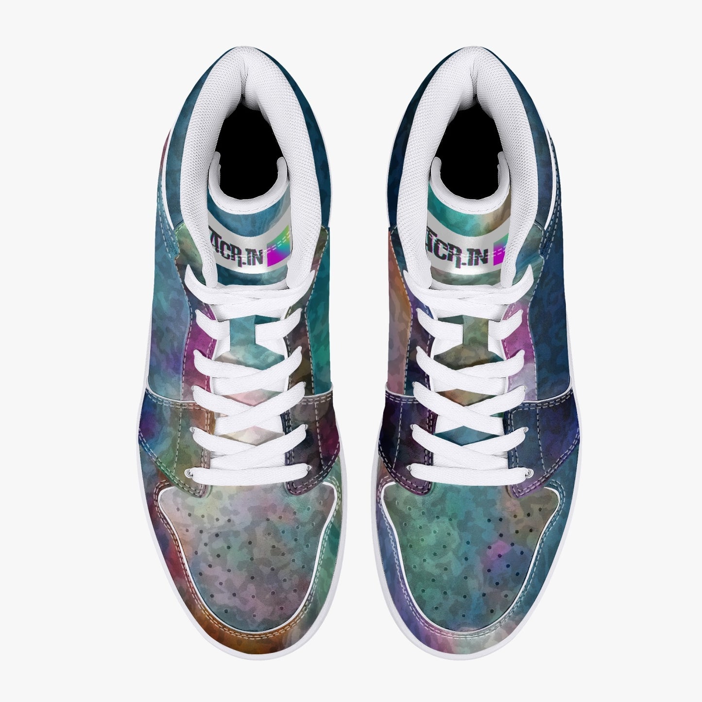 Almost Blue - Macr.in (High-Top Leather Sneakers)