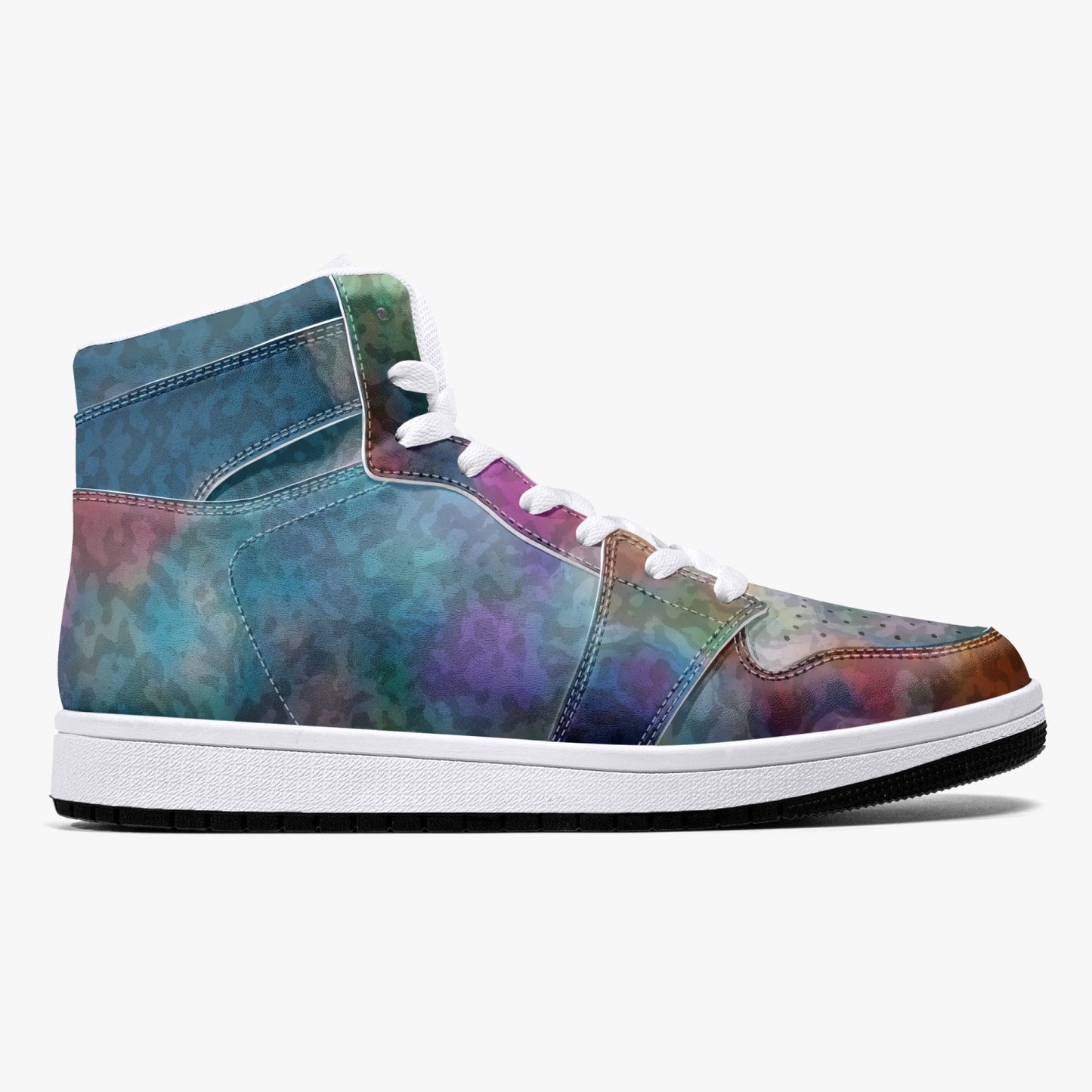 Almost Blue - Macr.in (High-Top Leather Sneakers)