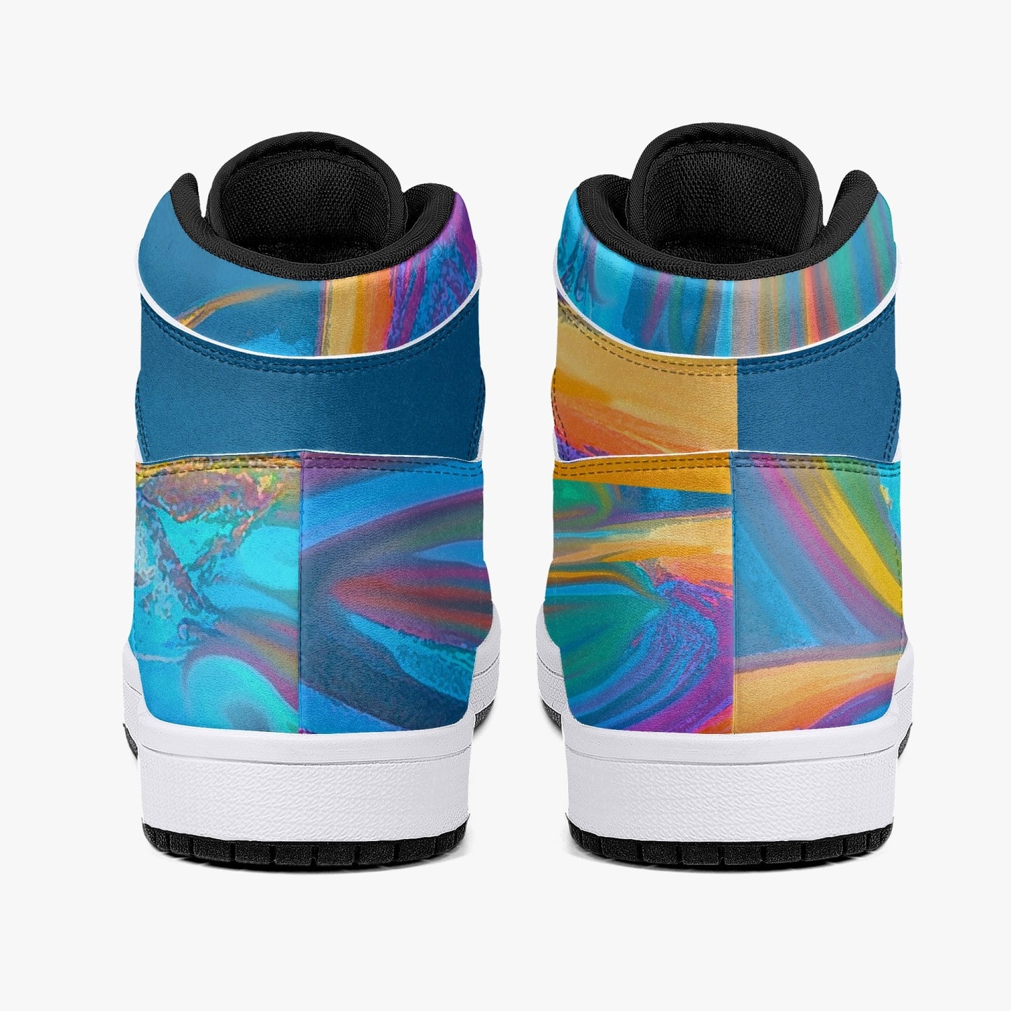 Almost Blue - Macr.in (High-Top Leather Sneakers)
