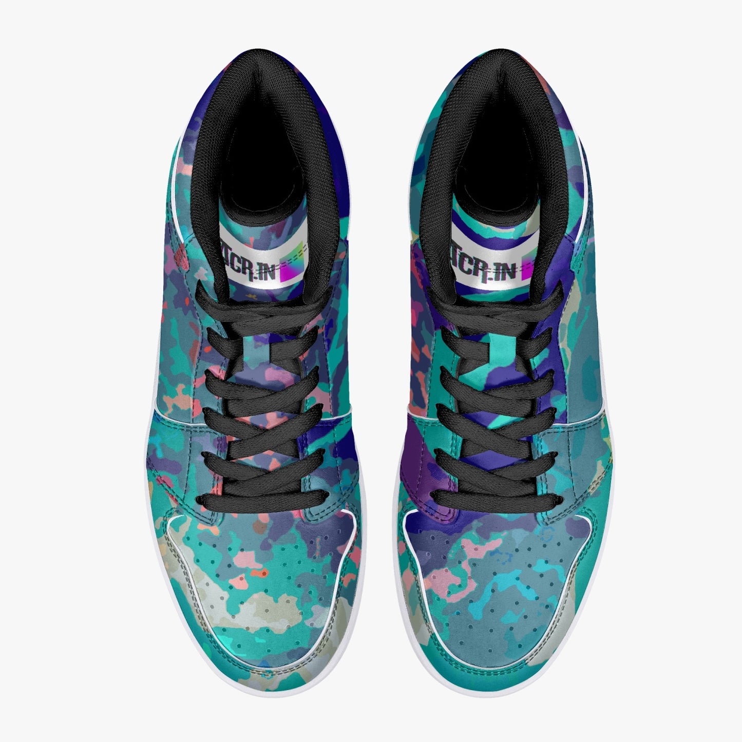 Almost Blue - Macr.in (High-Top Leather Sneakers)