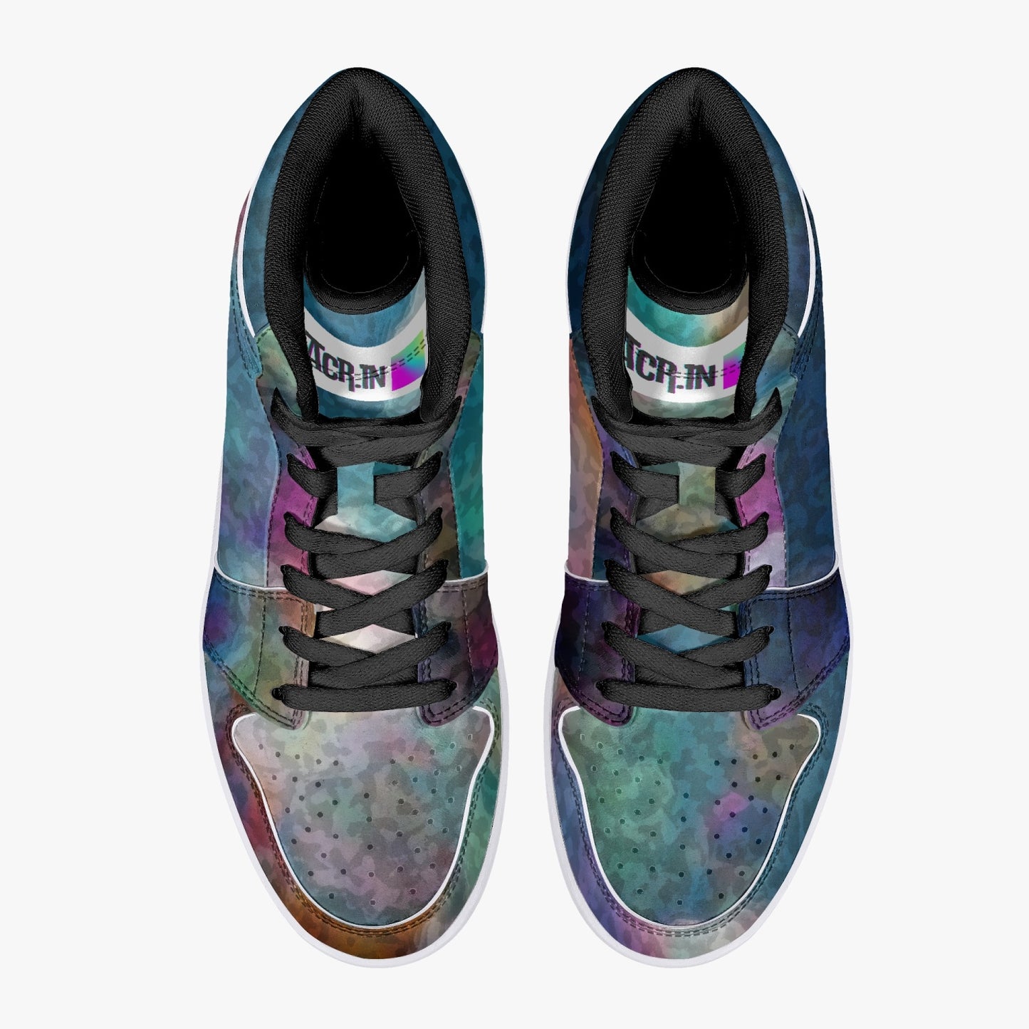 Almost Blue - Macr.in (High-Top Leather Sneakers)