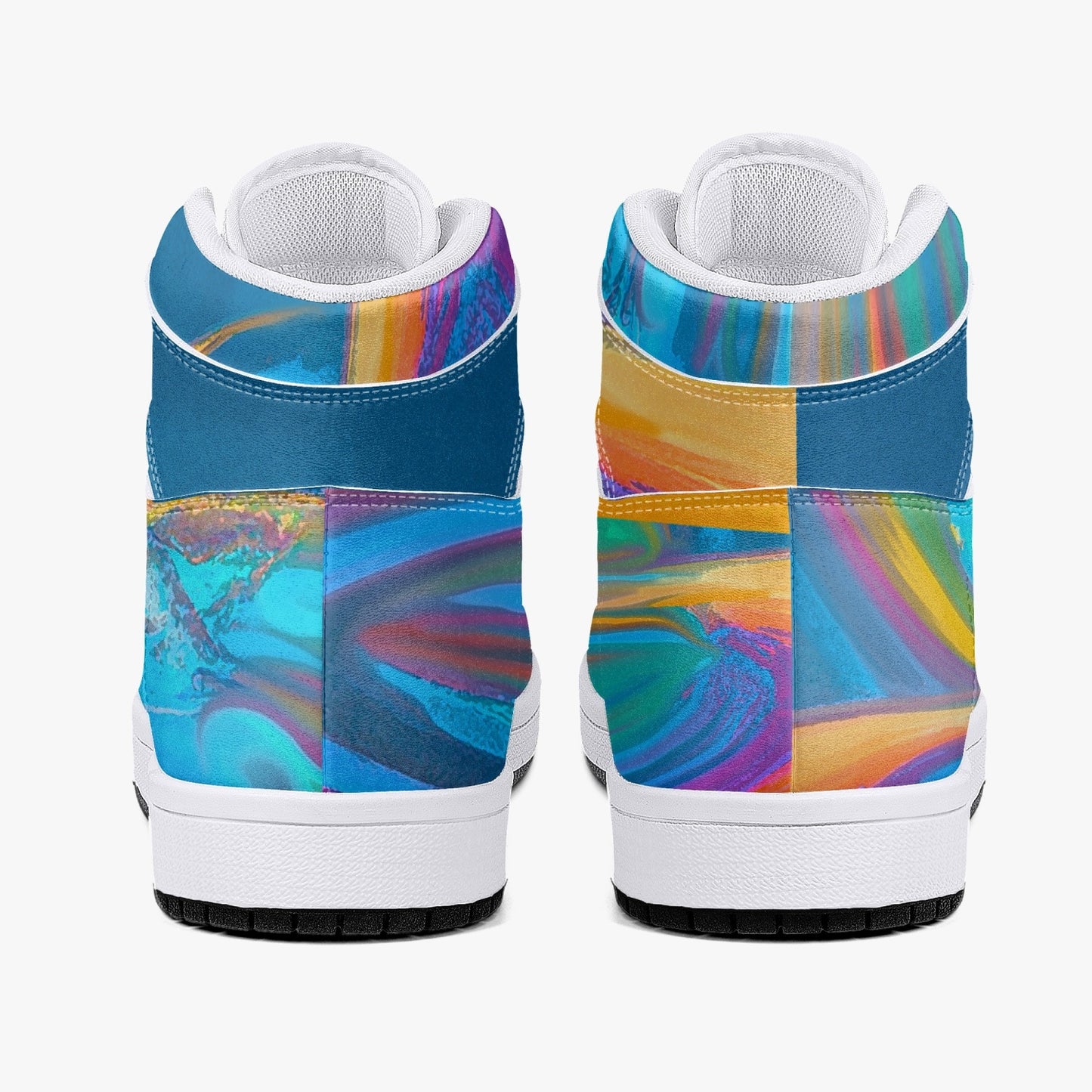 Almost Blue - Macr.in (High-Top Leather Sneakers)