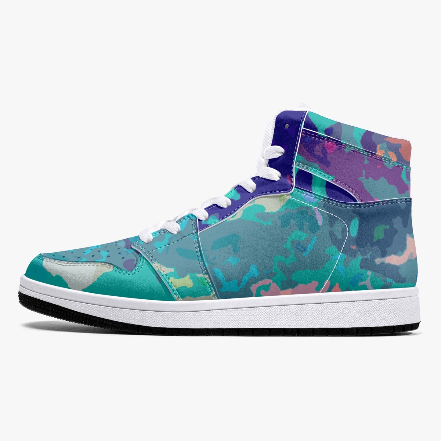 Almost Blue - Macr.in (High-Top Leather Sneakers)