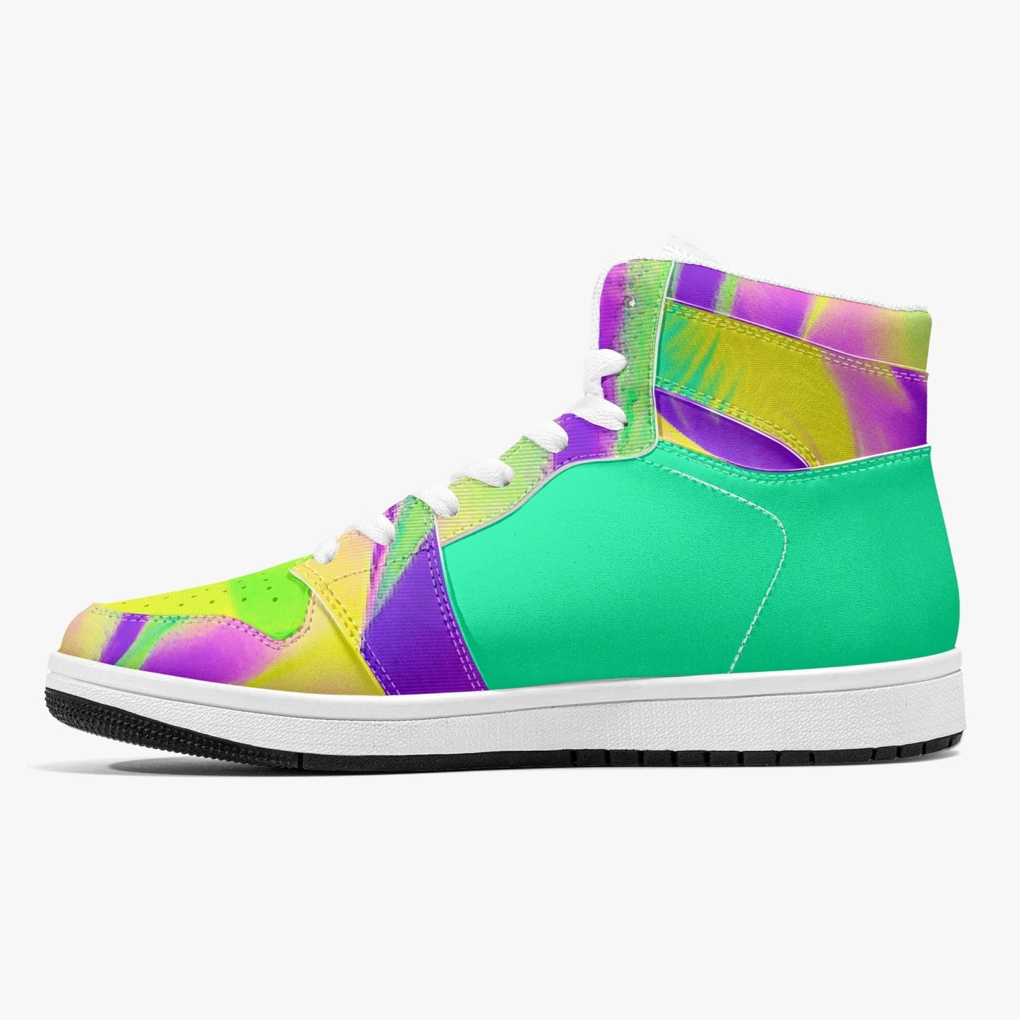Almost Green - Macr.in (High-Top Leather Sneakers)