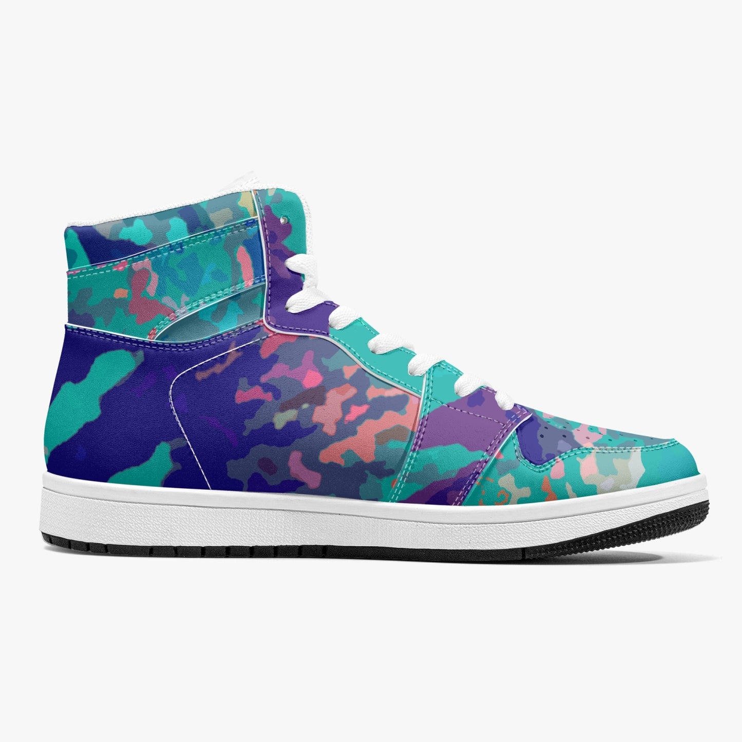 Almost Blue - Macr.in (High-Top Leather Sneakers)
