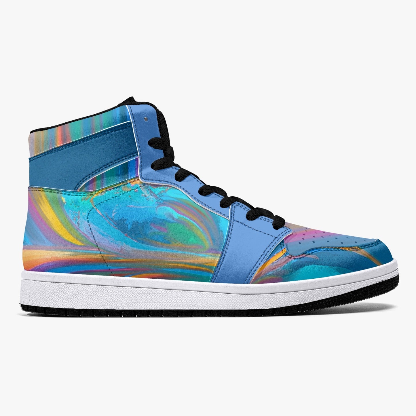 Almost Blue - Macr.in (High-Top Leather Sneakers)