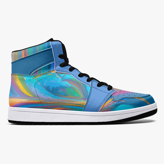 Almost Blue - Macr.in (High-Top Leather Sneakers)