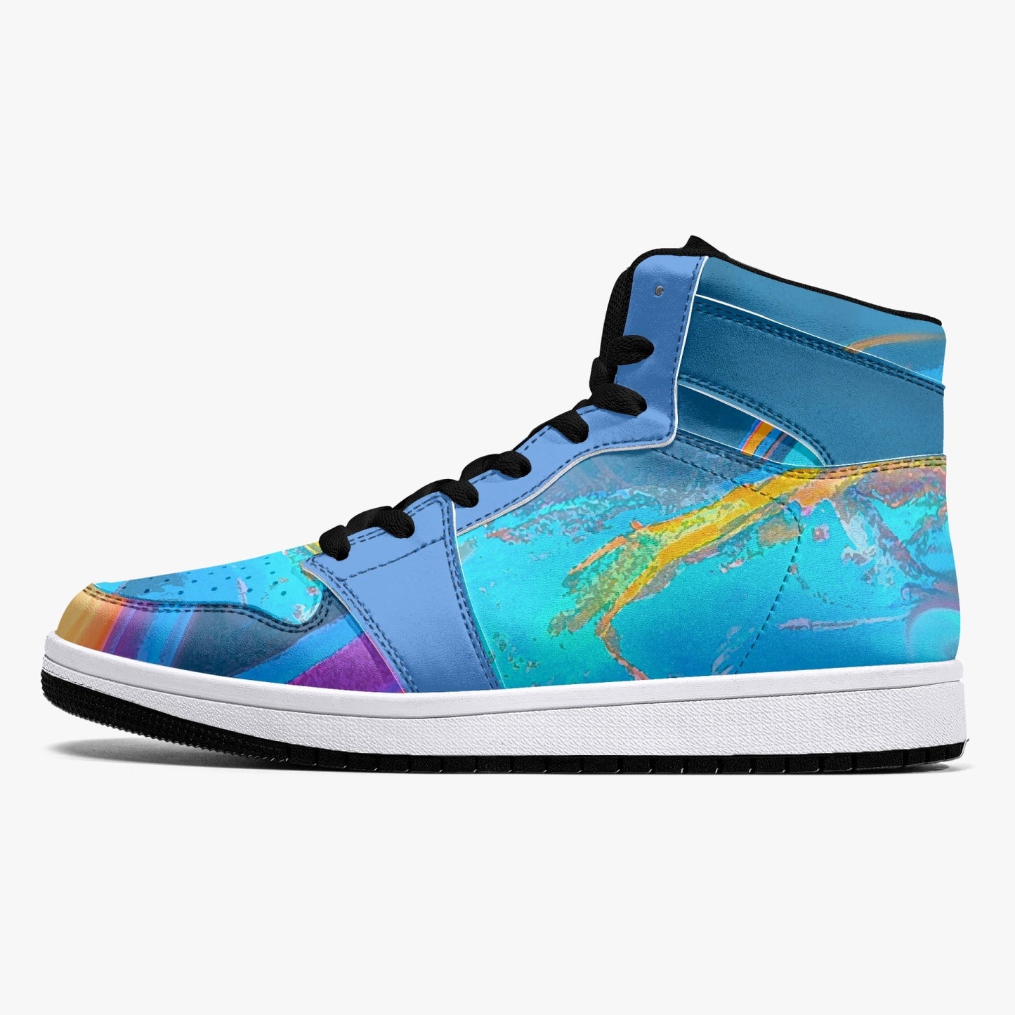 Almost Blue - Macr.in (High-Top Leather Sneakers)