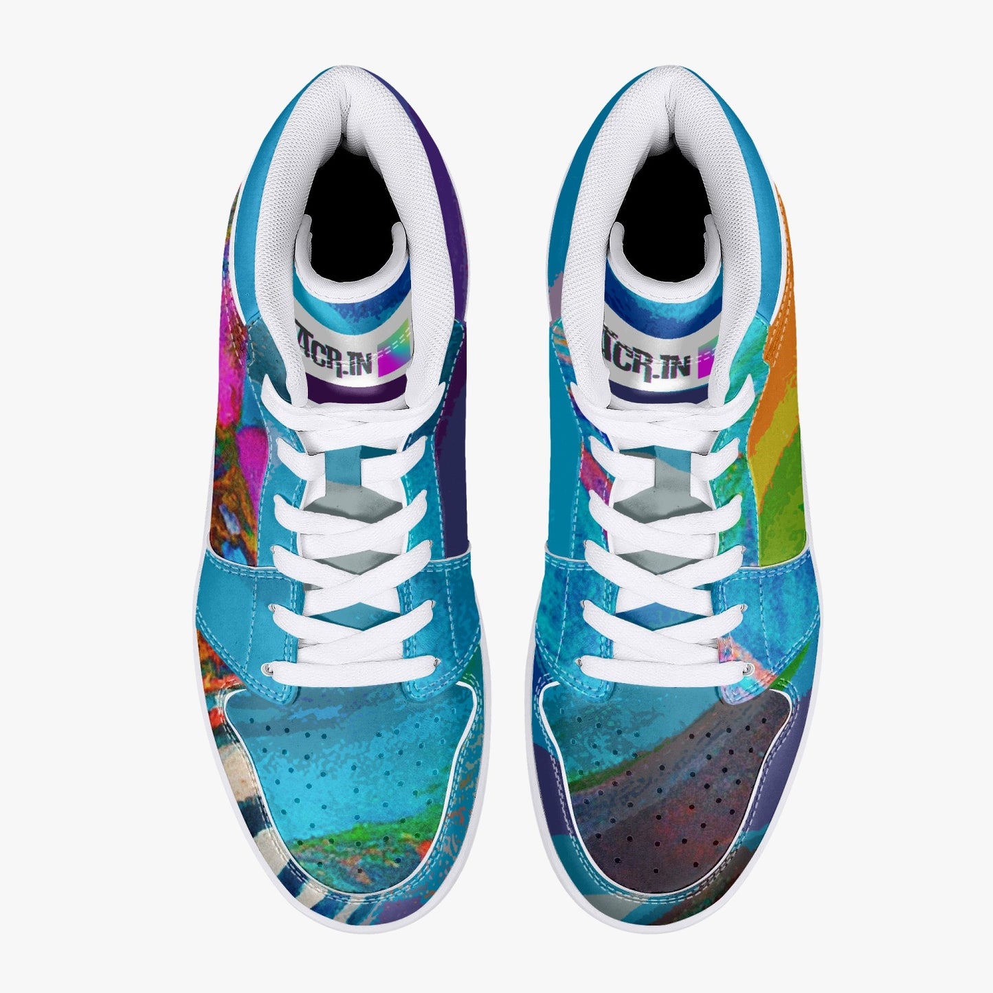 Almost Blue - Macr.in (High-Top Leather Sneakers)