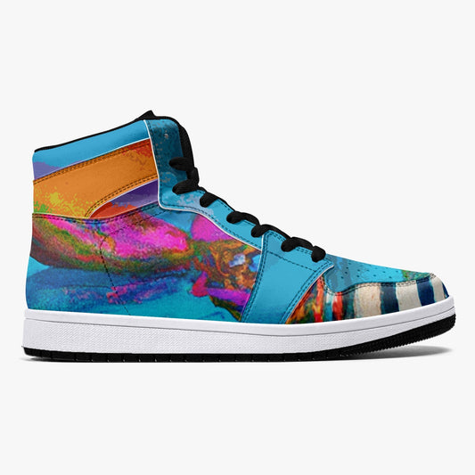 Almost Blue - Macr.in (High-Top Leather Sneakers)