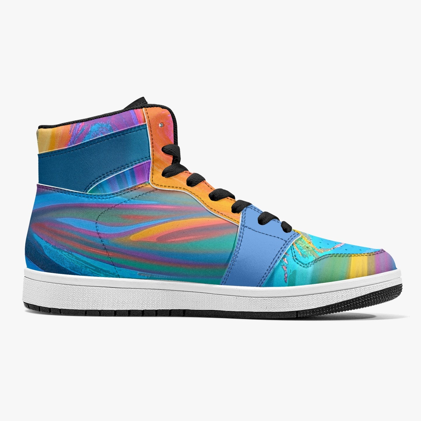 Almost Blue - Macr.in (High-Top Leather Sneakers)