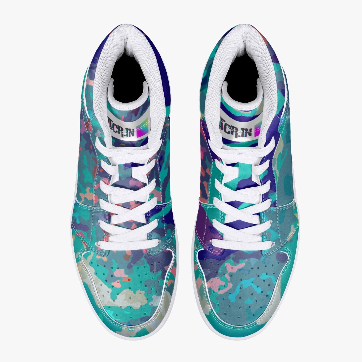 Almost Blue - Macr.in (High-Top Leather Sneakers)